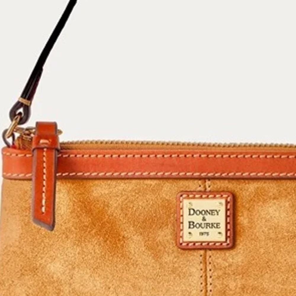 Dooney & Bourke Large Suede Dooney & Bourke Slim Clutch/Purse NWT - Picture 5 of 5